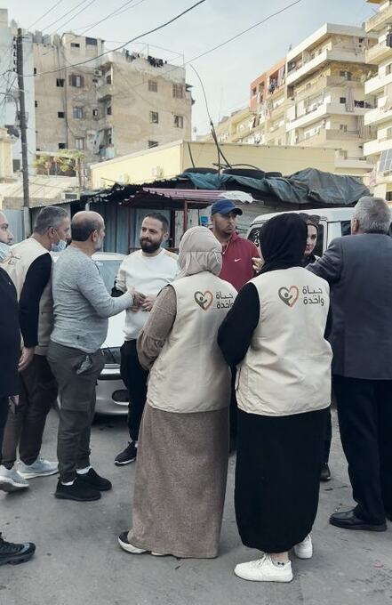 متطوعو حياة واحدة في الميدان