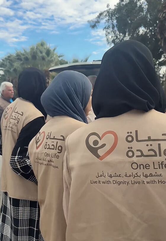 متطوعو حياة واحدة في الميدان